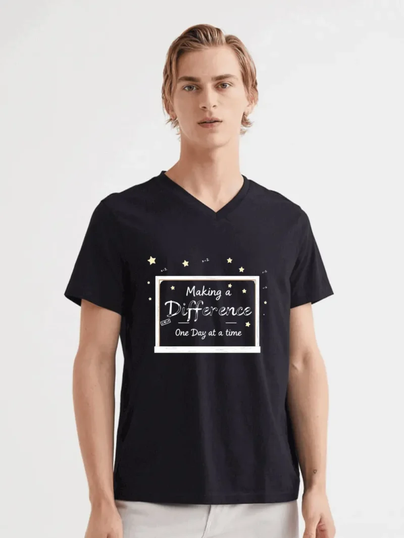 Uplifting Chalkboard Design Honoring Everyday Classroom Impact T-Shirt